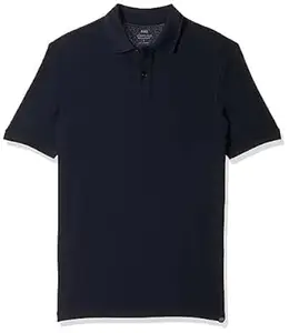 Marks & Spencer Mens Solid Cotton Collared Neck Regular Fit Polo Shirt