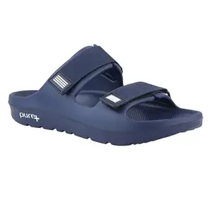 WELCOME PURE-54 Men's Sliders/Slippers Lightweight Super Flexible Arch Support Durable Anti Skid & Stylish Dailywear Sliders/Slippers for Men M-PURE-54-NVY_8