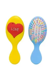 Toddler Hair Brush With Ultra-Soft Bristles, Mini Detangler for Kids, Baby Massage With Air Cushion Pain-Free Comb for All Hair Types, Boys and Girls