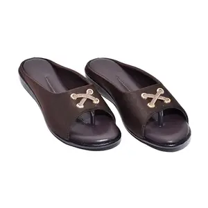 Posh Walk - Doctor Slipper provides exceptional orthopedic easy to the feet, allowing for a more comfortable relaxed and effortless walking experience Brown (BROWN, UK Footwear Size System, Adult, Women, Numeric, Medium, 9)