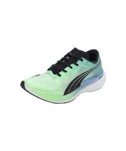 Puma Women Deviate Nitro Elite 2 WNS Fizzy Lime-Royal Sapphire-Black Running Shoe-4 UK(37778701)