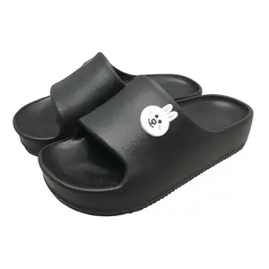 Joda Ghar CloudStride Women's EVA Slide Slipper with Enhanced Comfort Black