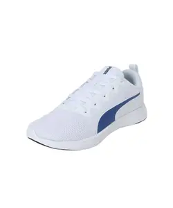 Puma Mens Softride Vital Eng Mesh White-Cool Dark Gray-Clyde Royal Running Shoe - 8 UK (31058103)