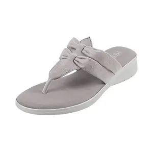 Metro Womens Synthetic Grey Slippers (Size (3 UK (36 EU))