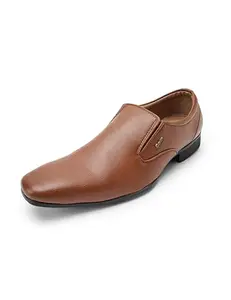 Bata William E Men Formal Slip-On Shoes in TAN Size- 10