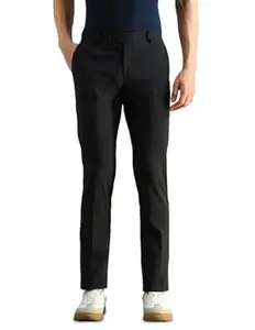 Arrow Men's Mid Rise Heathered Trousers