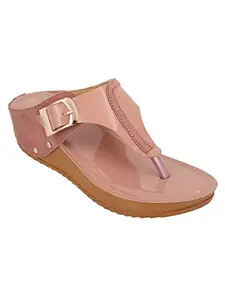 ICONICS Women's Heels, Baby Pink, 4