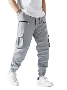 Lymio Cargo for Men || Cotton Cargo Pant || Drawstring Waist Pant (Also Available in Plus Sizes) (34-37)