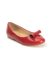 Elle Women's Slip-On Ballerinas Colour-Red, Size-UK 5