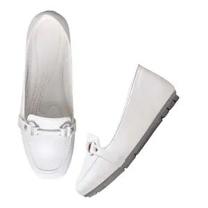 PEEK White Designer Bellies for Women