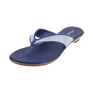 Metro Womens Synthetic Blue Slippers (Size (3 UK (36 EU))