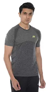 YONEX Men's Polyester Badminton Round Neck T-Shirt (1280-31, Griffin, S)