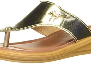 Aqualite Women's Gold Slipper-4 UK (Lhl00103l)
