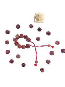 Rudraksham 7 Mukhi Nepali Rudraksha Bracelet with Lab Certificate Of Each Rudraksha Beads – Premium Spiritual Accessory for Wealth, Health & Energy Balance | For Men And Women