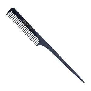 ROOTS - Professional Comb with Rat Tail | Salon Grade - For Men & Women | Ideal for Sectioning & Colouring | Smooth & Round Teeth prevent Hair & Scalp damage| Length - 9 Inch | Model No - 303