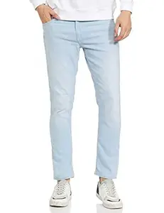 The Indian Garage Co Men Slim Fit Solid Low-Rise Stretchable Jeans