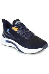 ABROS Mens ASSG1411 Clay Sports Shoes Navy/Mustard 8 UK