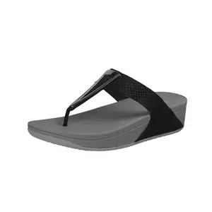 Metro Women Black Synthetic Sandals - EU/42 UK/9-32-1776
