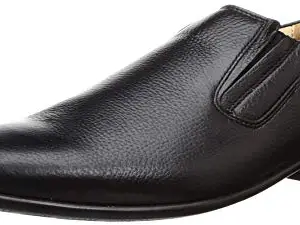 Bata Men Gibson Black Leather Formal Shoes-10