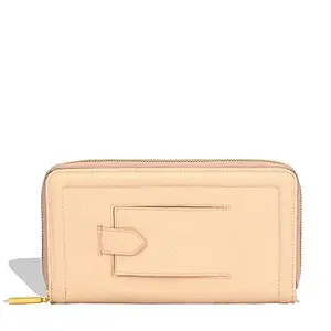 eske Roza - Zip Around Wallet - Ladies Purse - Genuine Leather - Holds Cards, Coins and Bills - Compact Design - Pockets for Everyday Use - Travel Friendly - Water Resistant