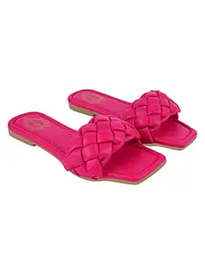 Shoetopia girls GD-17 Magenta Flat Sandal - 3 UK (Girls-GD-17-Magenta)