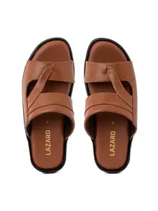 Khadim's Lazard Tan Casual Slip On Sandal for Men (2708793)