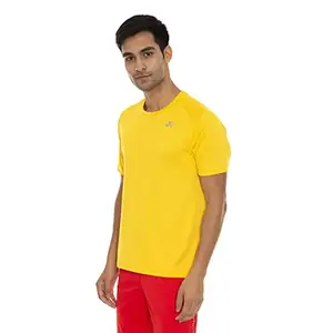 YONEX BADMINTON APPERAL TSHIRT ROUND NECK M 1746 178P 19S SPECTRA YELLOW XL