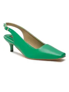 Flat n Heels Womens Green Sandals FnH 3040-GRN