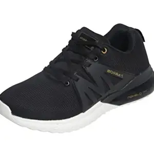 ABROS Men's Matrix-O ASSG0146O Sports Shoes_Black/Gold_8UK