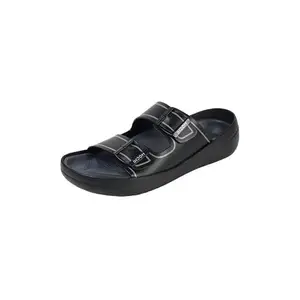 Mochi Men's Black Double Strap Adjustable Sandal UK/7 EU/41(16-1161)