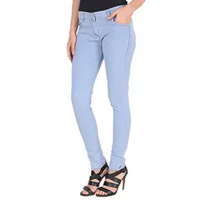 RJ Fashion Women's Slim Fit Jeans (30, Light Blue)