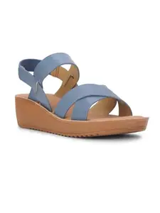 Bata Comfit Bata womens Cammie E 24 Blue Sandal - 4 UK (6619056)