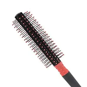 Suryavanshi World Round Brush With Soft Bristle For Women and Girls, Hair Styling Tool- Pack of 1(Multicolor)