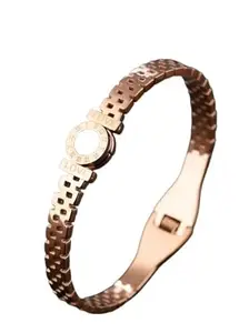 Stainless Steel Copper Bracelet ()_139