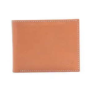 Red Tape | Tan | Genuine Leather | RFID Protect | RFID Blocking | Two Fold Wallet for Men | Ultra Strong Stitching | 9 Credit Card Slots | | Stylish Purse for Men |  Large Capacity | Travel Purse_RWL572