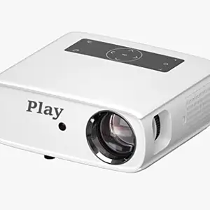 Play Play Projector, 1080P and 176'' Display Outdoor Video Supported, 5500Lumen Portable HD Movie Projector with 50,000 Hrs LED Lamp Life, Compatible with TV Stick, PS4, HDMI, VGA, TF, AV and USB