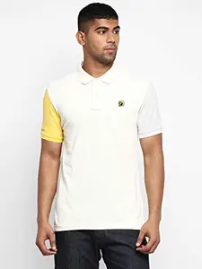 Royal Enfield Tri Color Polo T-Shirt Off White S (RLATSM000475)