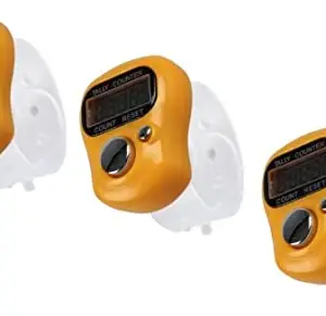 ESPtronics 3 Pcs Ring Counter for Counting Jaap Mantras Digital Led Prayer Gym Step Small Electronic Digital Display Tally Counter Stitch Marker Sewing Knitting Weave Buddha Pray Soccer