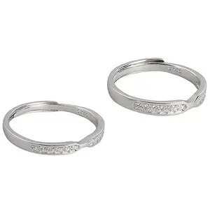 ZAVYA 925 Sterling Silver Studded Ring | Gift for Women & Girls | With Certificate of Authenticity and 925 Hallmark |Rakhi Gift for Sister