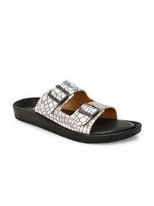 EL PASO Women Silver Faux Leather Casual Slip On Flats EPWYK2315Silver_5