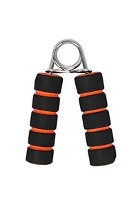 Vector X Dual Color Foam Handgrip, for Men & Women for Gym Workout Hand Exercise Equipment to Use in Home for Forearm Exercise, Finger Exercise Power Gripper (Black-Orange)