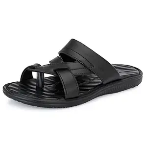 Centrino Black Sandal for Mens 8210-1