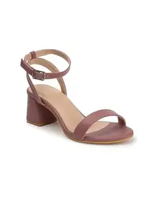 iconics Women Fashion Sandal,Purple,UK-7