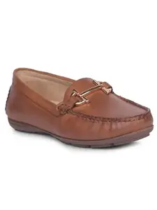 Hush Puppies Women's Slip-on Loafer - TAN (6 UK) (5543918)