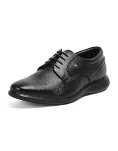 Monte Carlo Mens Solid Lace Up Genuine Leather Derby Shoes (201812FW)