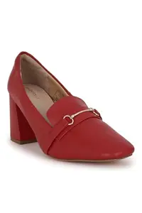 Allen Solly Women Red Casual Heels