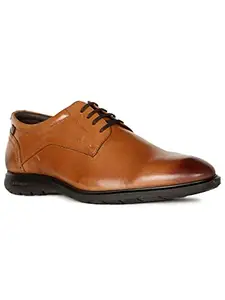 HUSH PUPPIES Men Spencer Plain Derby TAN Formal Shoe - 12 UK