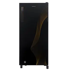 Kelvinator 190 Litres 2 Star Direct Cool Single Door Refrigerator (Black, KRD-A210BKG)