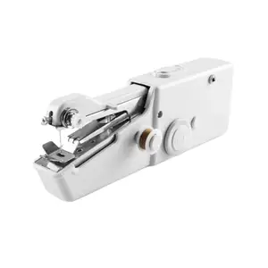 Jenken Portable Mini Sewing Machine | Handheld Electric Cordless Design | Beginner-Friendly | White