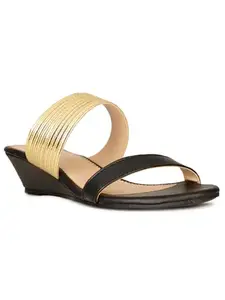 BATA womens ERIKA MULE E Black Slipper - 6 UK (6716272)